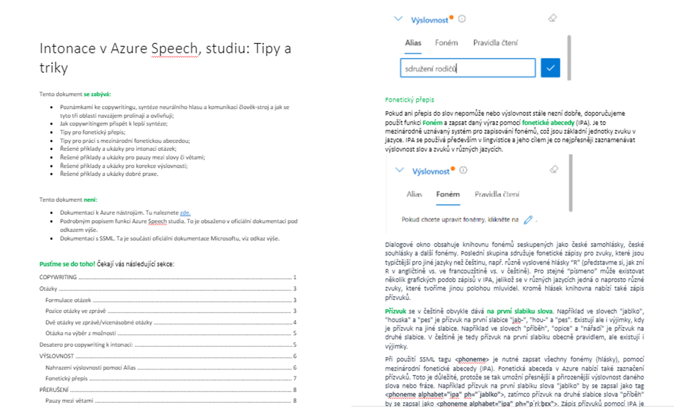 Our manual on Azure Speech created with the help of ChatGPT