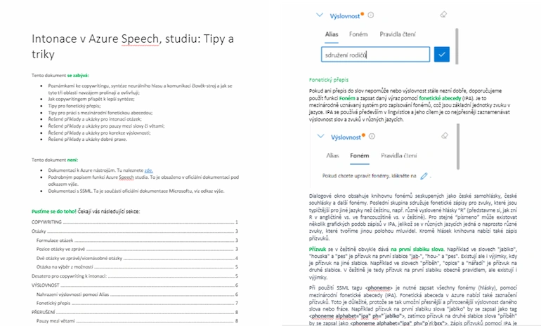 Our manual on Azure Speech created with the help of ChatGPT